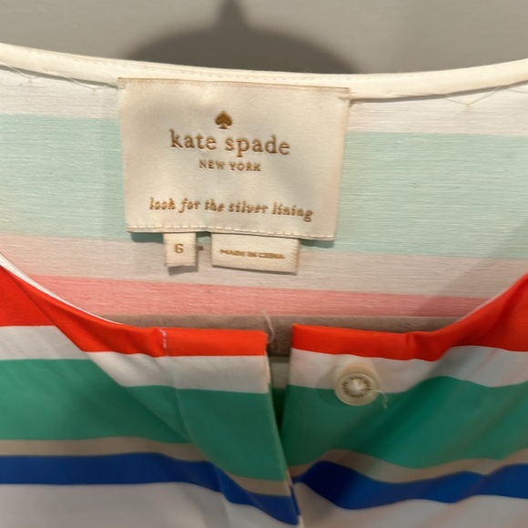 Kate Spade colorful midi dress size 6 - Picture 2 of 3